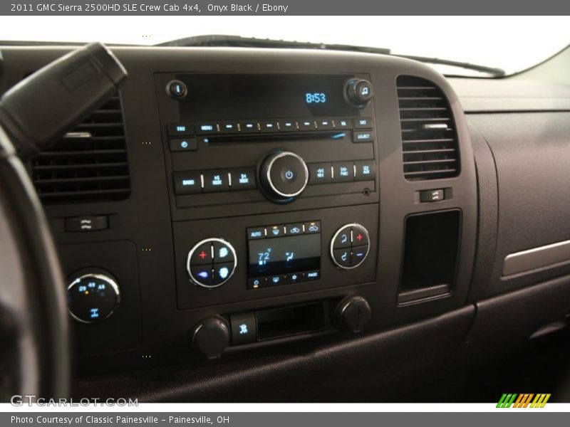 Onyx Black / Ebony 2011 GMC Sierra 2500HD SLE Crew Cab 4x4