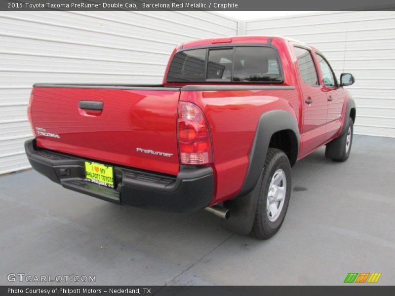 Barcelona Red Metallic / Graphite 2015 Toyota Tacoma PreRunner Double Cab