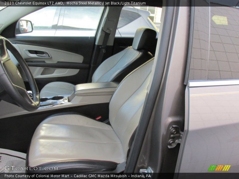 Mocha Steel Metallic / Jet Black/Light Titanium 2010 Chevrolet Equinox LTZ AWD