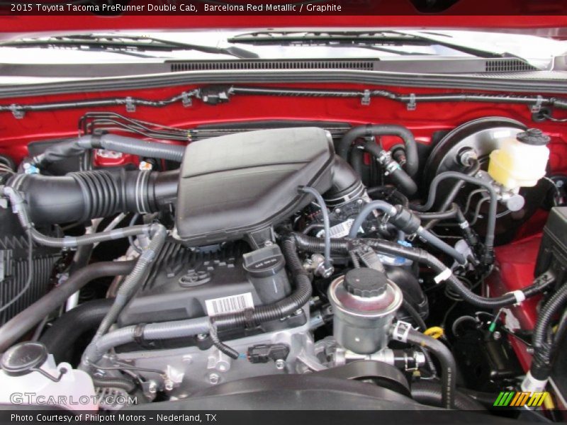 Barcelona Red Metallic / Graphite 2015 Toyota Tacoma PreRunner Double Cab