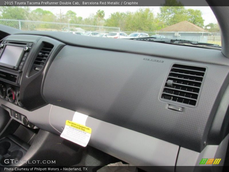 Barcelona Red Metallic / Graphite 2015 Toyota Tacoma PreRunner Double Cab