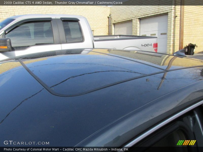 Thunder Gray ChromaFlair / Cashmere/Cocoa 2009 Cadillac CTS 4 AWD Sedan
