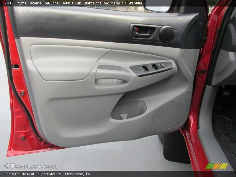 Barcelona Red Metallic / Graphite 2015 Toyota Tacoma PreRunner Double Cab