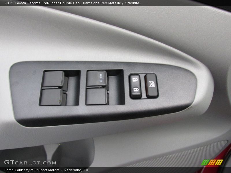 Barcelona Red Metallic / Graphite 2015 Toyota Tacoma PreRunner Double Cab