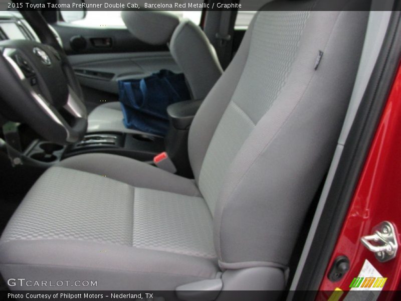 Barcelona Red Metallic / Graphite 2015 Toyota Tacoma PreRunner Double Cab