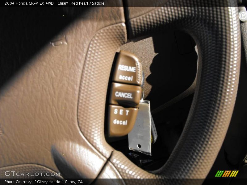 Chianti Red Pearl / Saddle 2004 Honda CR-V EX 4WD