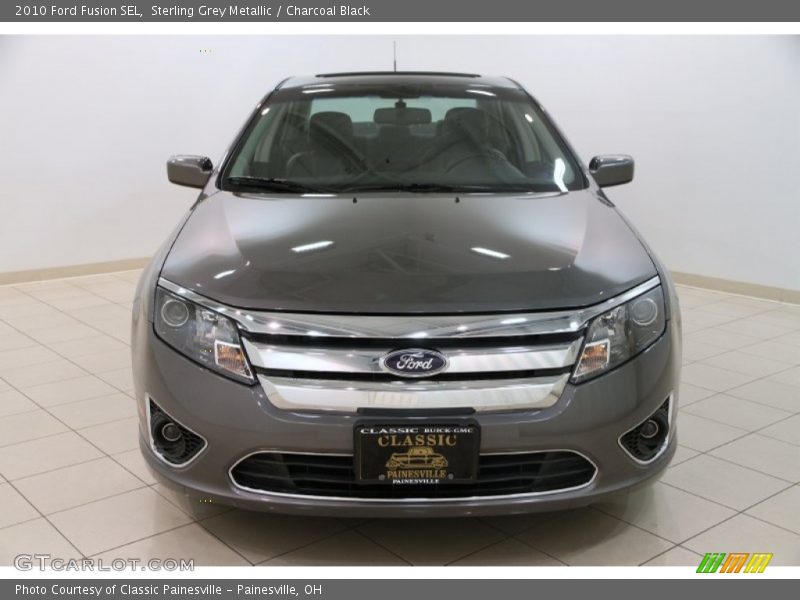 Sterling Grey Metallic / Charcoal Black 2010 Ford Fusion SEL