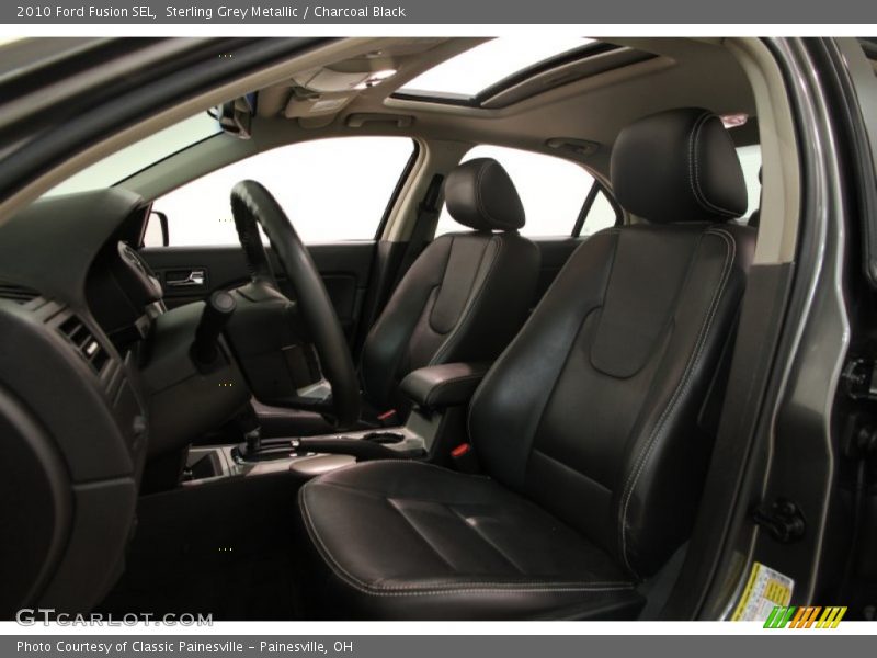 Sterling Grey Metallic / Charcoal Black 2010 Ford Fusion SEL