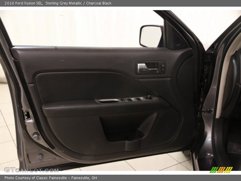 Sterling Grey Metallic / Charcoal Black 2010 Ford Fusion SEL