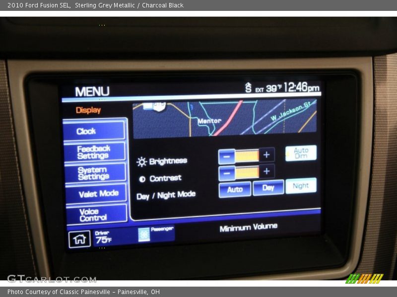 Sterling Grey Metallic / Charcoal Black 2010 Ford Fusion SEL