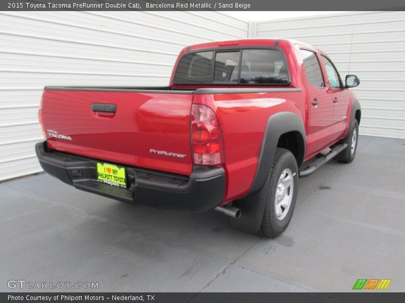 Barcelona Red Metallic / Sand Beige 2015 Toyota Tacoma PreRunner Double Cab