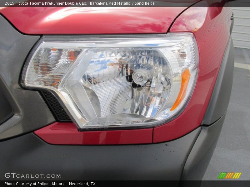 Barcelona Red Metallic / Sand Beige 2015 Toyota Tacoma PreRunner Double Cab