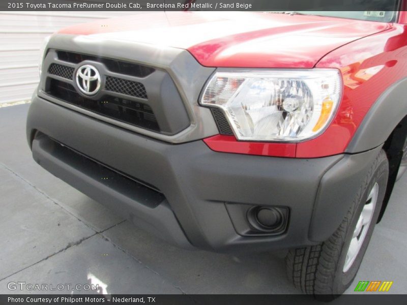 Barcelona Red Metallic / Sand Beige 2015 Toyota Tacoma PreRunner Double Cab
