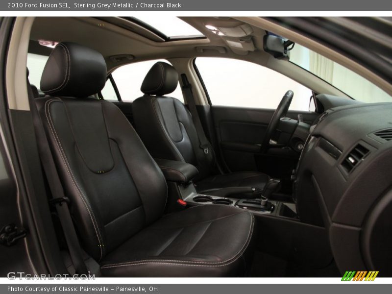 Sterling Grey Metallic / Charcoal Black 2010 Ford Fusion SEL