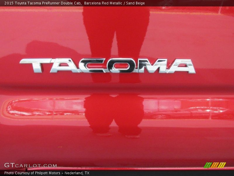Barcelona Red Metallic / Sand Beige 2015 Toyota Tacoma PreRunner Double Cab