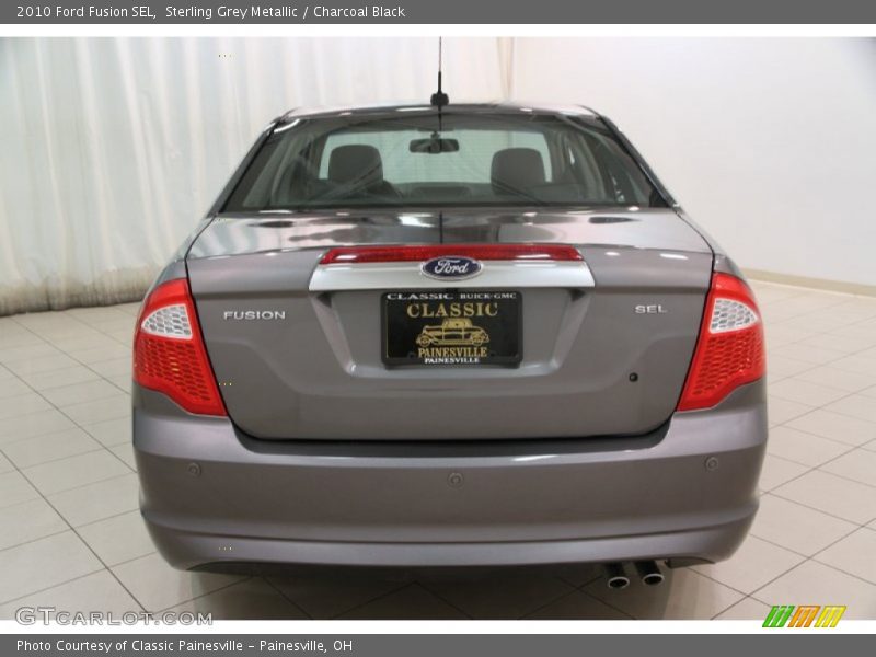 Sterling Grey Metallic / Charcoal Black 2010 Ford Fusion SEL