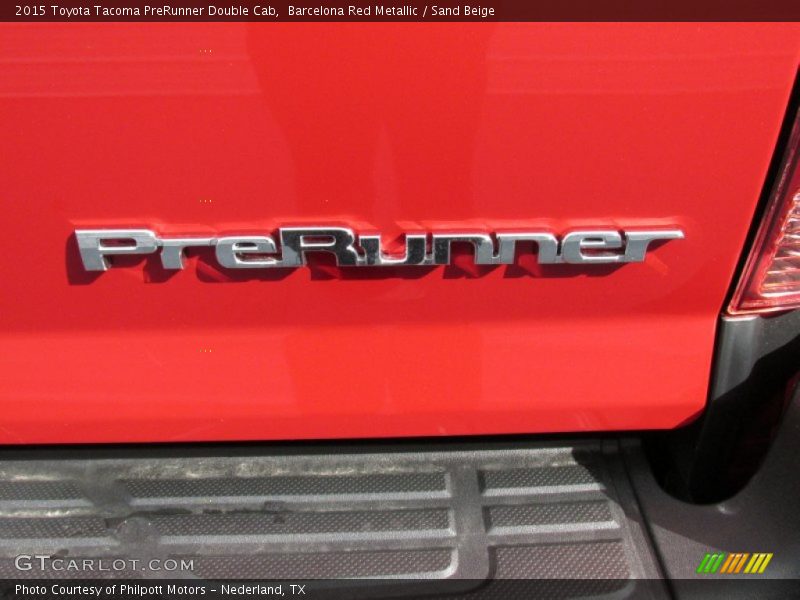 Barcelona Red Metallic / Sand Beige 2015 Toyota Tacoma PreRunner Double Cab