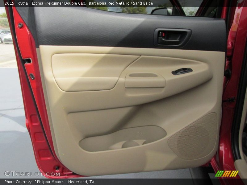 Barcelona Red Metallic / Sand Beige 2015 Toyota Tacoma PreRunner Double Cab