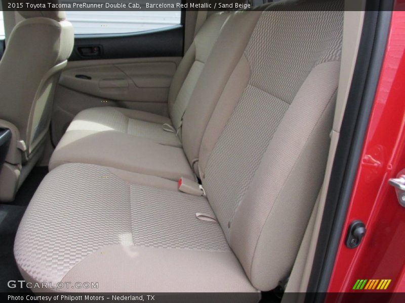 Barcelona Red Metallic / Sand Beige 2015 Toyota Tacoma PreRunner Double Cab