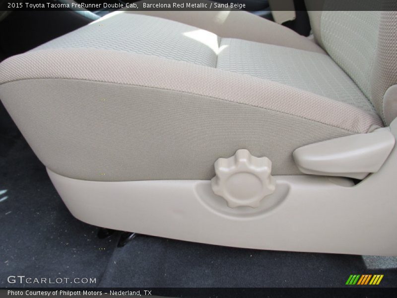 Barcelona Red Metallic / Sand Beige 2015 Toyota Tacoma PreRunner Double Cab