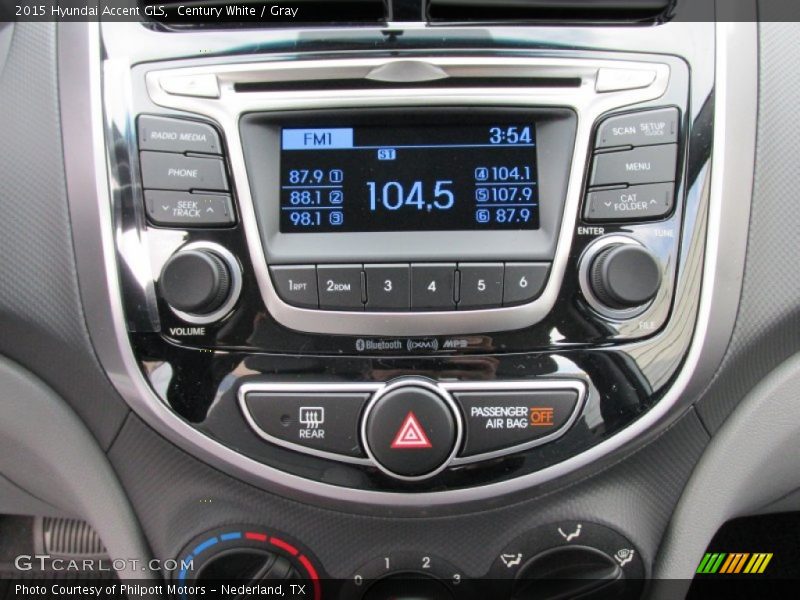 Controls of 2015 Accent GLS