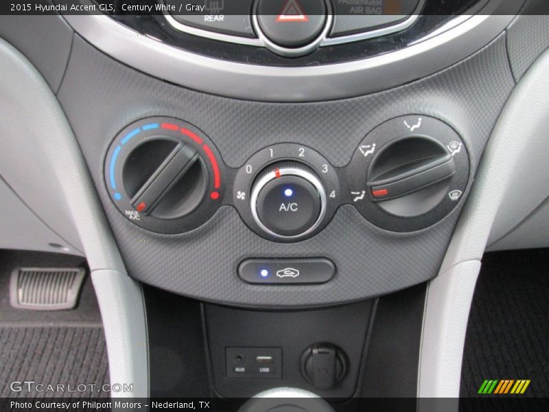 Controls of 2015 Accent GLS