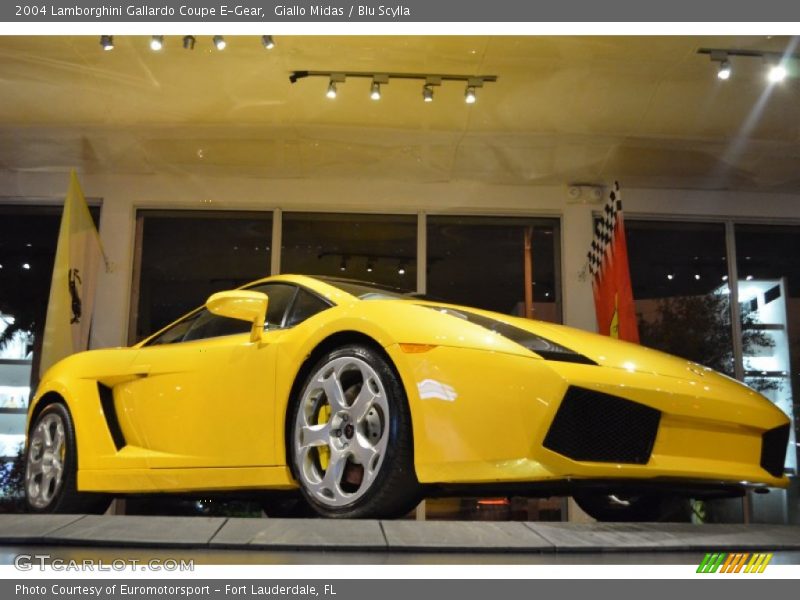 Giallo Midas / Blu Scylla 2004 Lamborghini Gallardo Coupe E-Gear