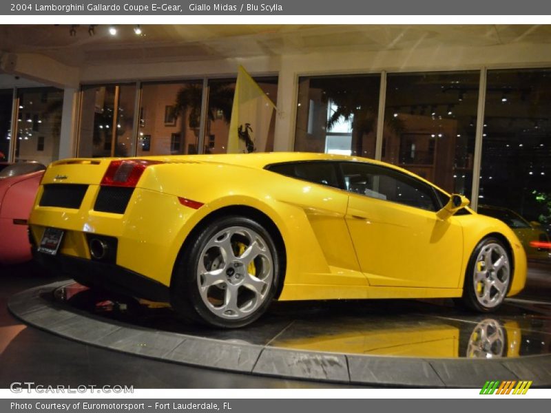 Giallo Midas / Blu Scylla 2004 Lamborghini Gallardo Coupe E-Gear