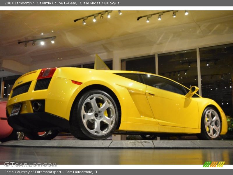 Giallo Midas / Blu Scylla 2004 Lamborghini Gallardo Coupe E-Gear