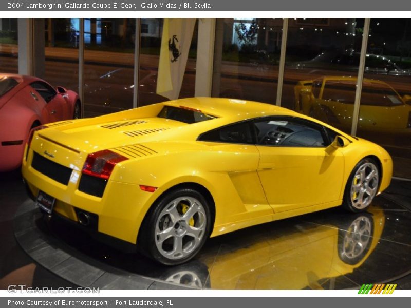 Giallo Midas / Blu Scylla 2004 Lamborghini Gallardo Coupe E-Gear
