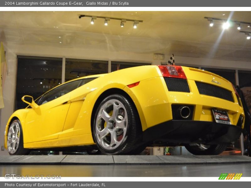 Giallo Midas / Blu Scylla 2004 Lamborghini Gallardo Coupe E-Gear