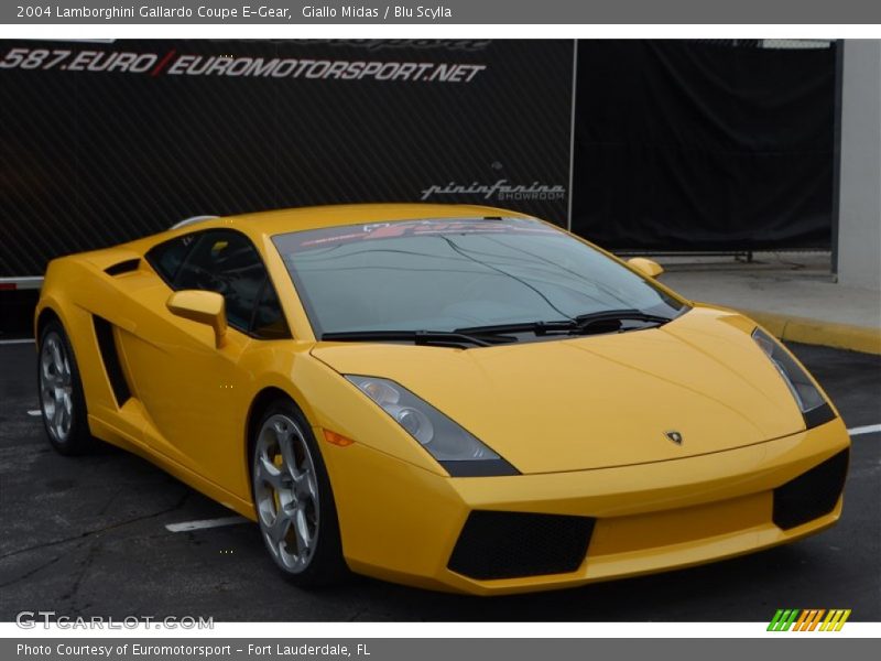 Giallo Midas / Blu Scylla 2004 Lamborghini Gallardo Coupe E-Gear
