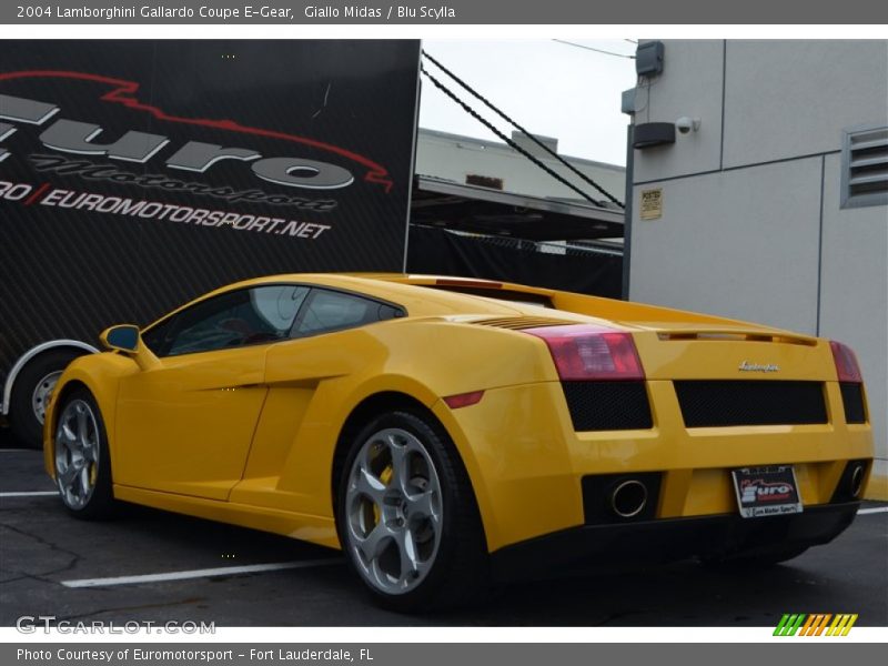 Giallo Midas / Blu Scylla 2004 Lamborghini Gallardo Coupe E-Gear