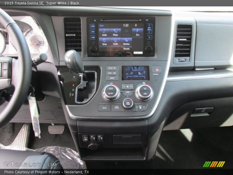 Controls of 2015 Sienna SE