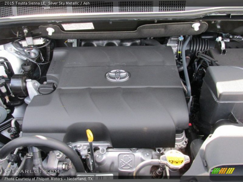 Silver Sky Metallic / Ash 2015 Toyota Sienna LE