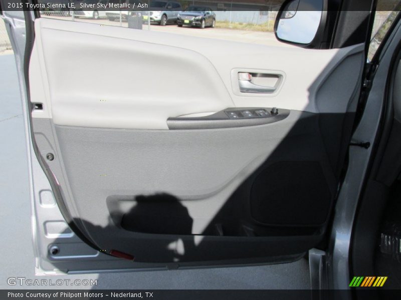 Silver Sky Metallic / Ash 2015 Toyota Sienna LE