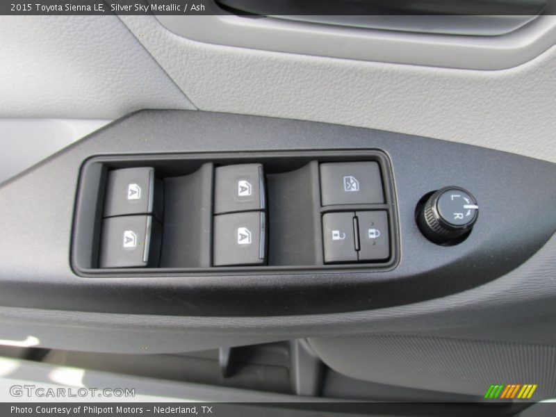 Silver Sky Metallic / Ash 2015 Toyota Sienna LE