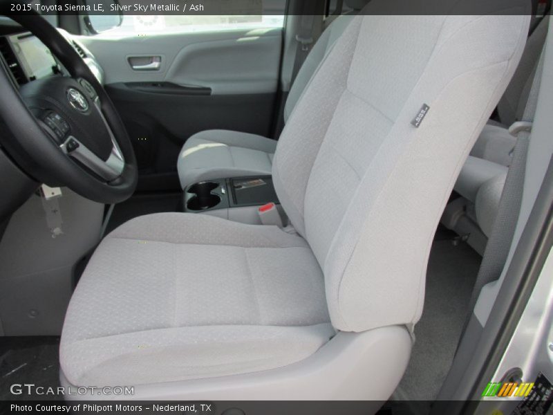 Silver Sky Metallic / Ash 2015 Toyota Sienna LE
