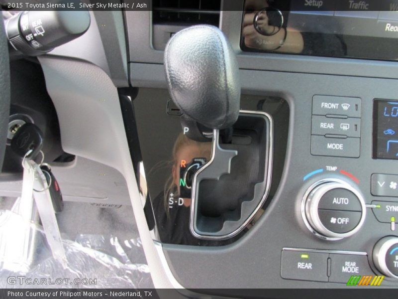 Silver Sky Metallic / Ash 2015 Toyota Sienna LE