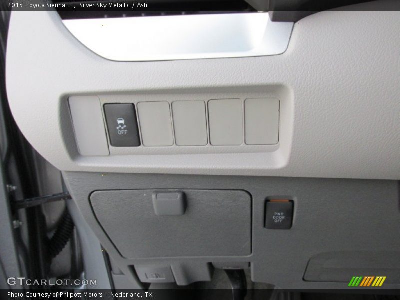 Silver Sky Metallic / Ash 2015 Toyota Sienna LE