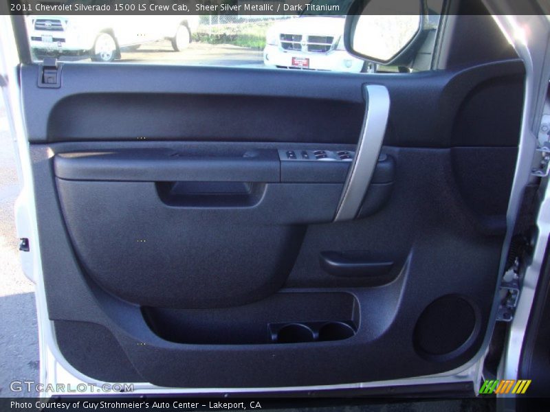 Sheer Silver Metallic / Dark Titanium 2011 Chevrolet Silverado 1500 LS Crew Cab