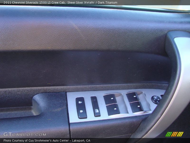 Sheer Silver Metallic / Dark Titanium 2011 Chevrolet Silverado 1500 LS Crew Cab