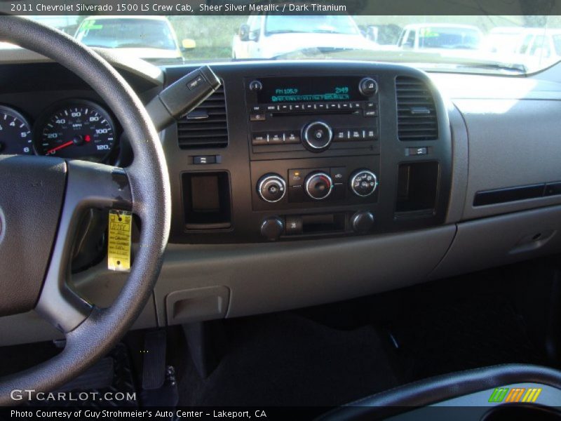 Sheer Silver Metallic / Dark Titanium 2011 Chevrolet Silverado 1500 LS Crew Cab