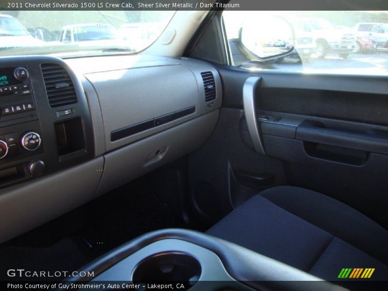 Sheer Silver Metallic / Dark Titanium 2011 Chevrolet Silverado 1500 LS Crew Cab