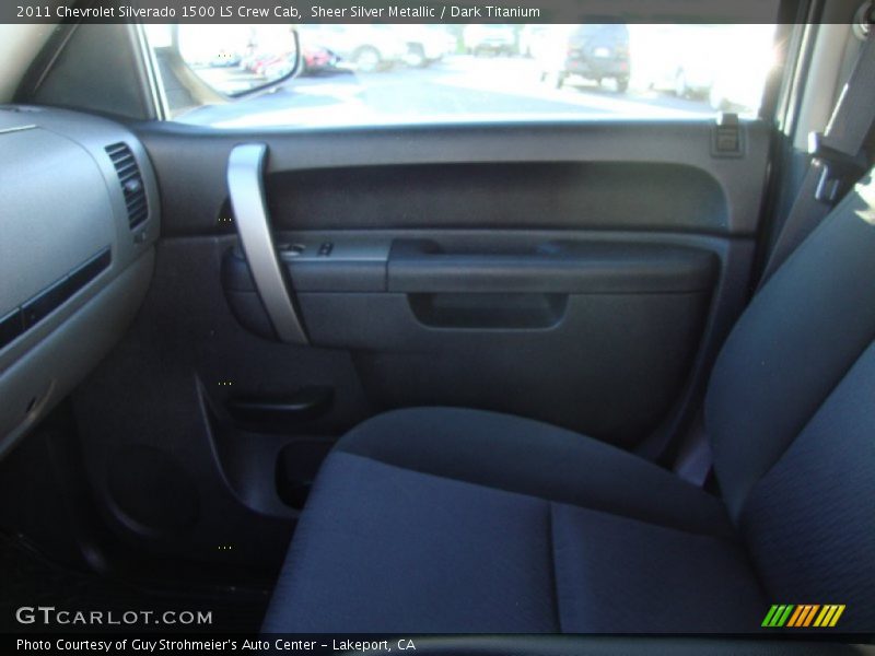 Sheer Silver Metallic / Dark Titanium 2011 Chevrolet Silverado 1500 LS Crew Cab