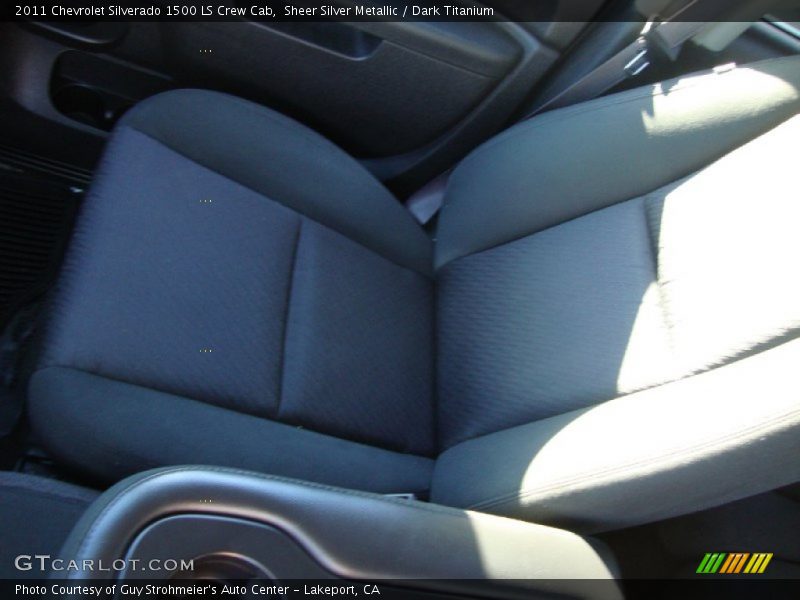 Sheer Silver Metallic / Dark Titanium 2011 Chevrolet Silverado 1500 LS Crew Cab
