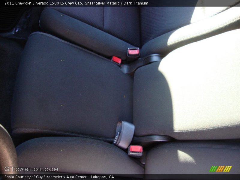 Sheer Silver Metallic / Dark Titanium 2011 Chevrolet Silverado 1500 LS Crew Cab