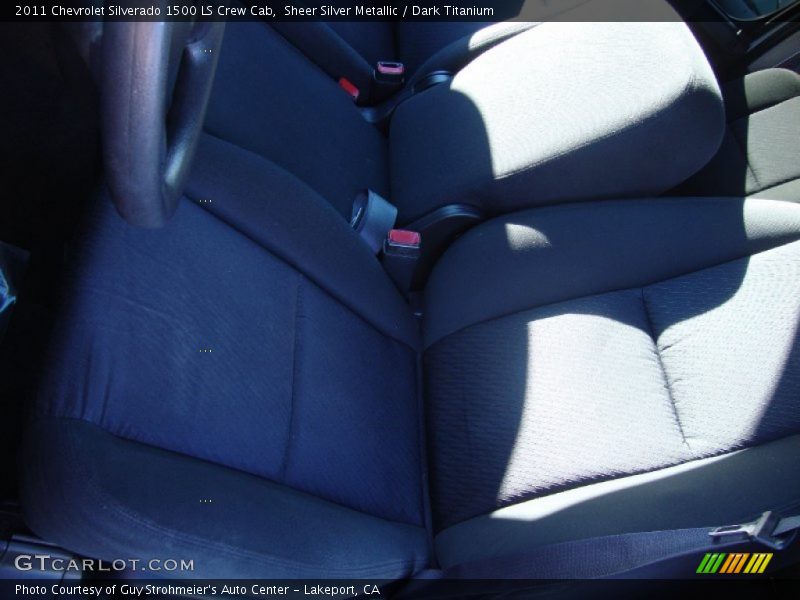 Sheer Silver Metallic / Dark Titanium 2011 Chevrolet Silverado 1500 LS Crew Cab