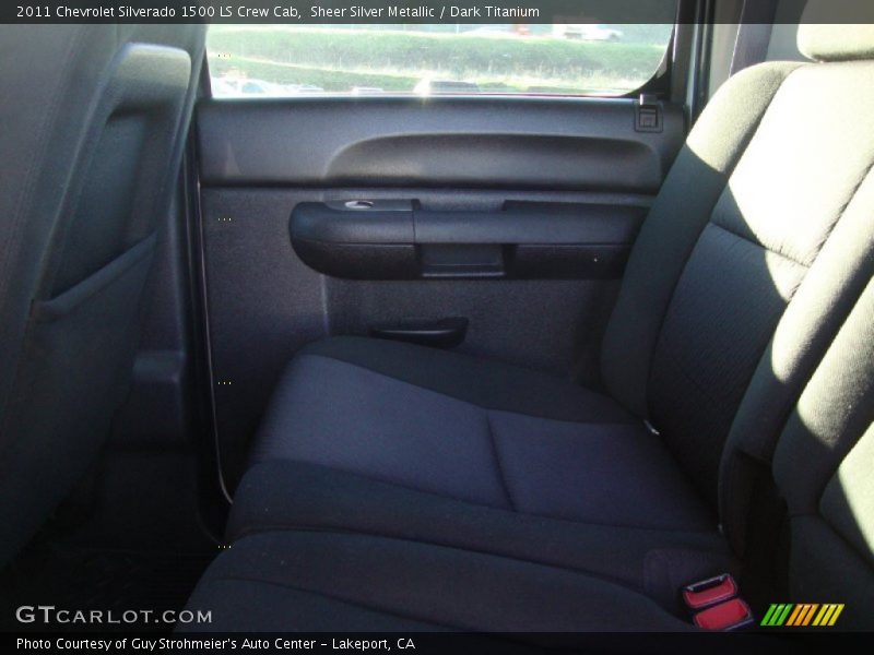 Sheer Silver Metallic / Dark Titanium 2011 Chevrolet Silverado 1500 LS Crew Cab
