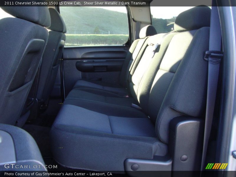 Sheer Silver Metallic / Dark Titanium 2011 Chevrolet Silverado 1500 LS Crew Cab